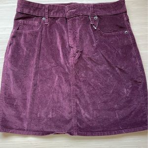 High Waist Soft Purple Skirt - Velour? Velvet adjacent. Unworn but washed